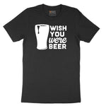 Wish You Were Beer Short Sleeve Tee - Jet Black