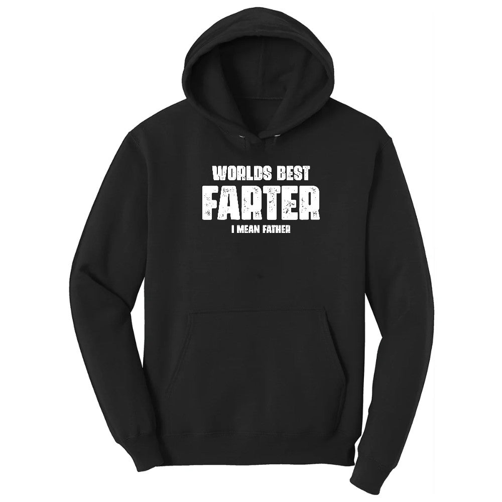 Worlds Best Farter I Mean Father Hoodie - Jet Black