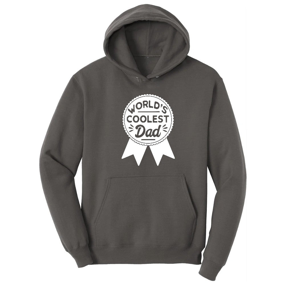 Worlds Coolest Dad Hoodie - Charcoal