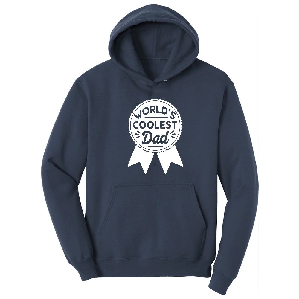 Worlds Coolest Dad Hoodie - Navy