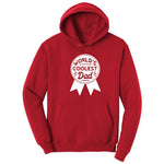 Worlds Coolest Dad Hoodie - Red