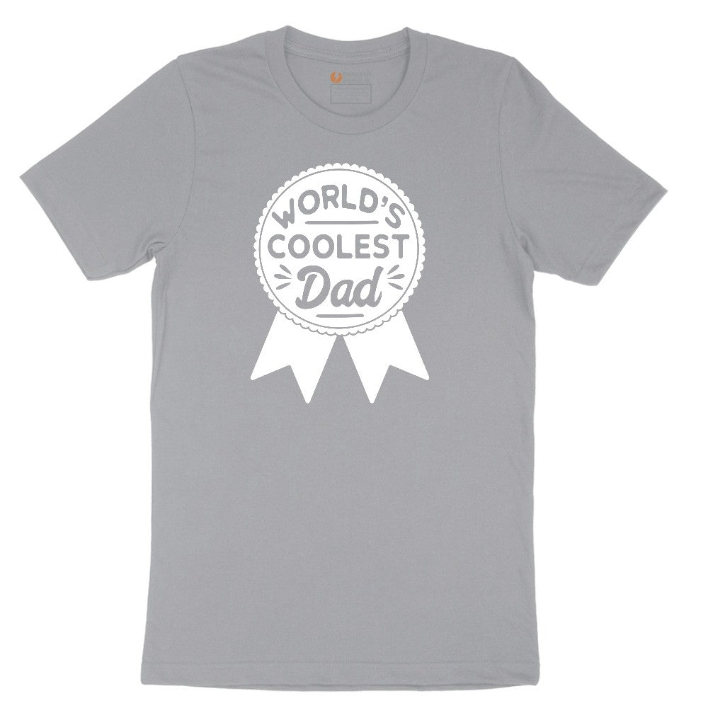 Worlds Coolest Dad Short Sleeve Tee - Athletic Heather Grey