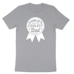 Worlds Coolest Dad Short Sleeve Tee - Athletic Heather Grey
