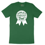 Worlds Coolest Dad Short Sleeve Tee - Athletic Kelly