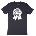 Worlds Coolest Dad Short Sleeve Tee - Deep Navy