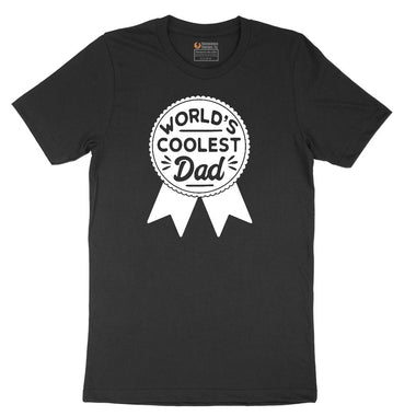 Worlds Coolest Dad Short Sleeve Tee - Jet Black