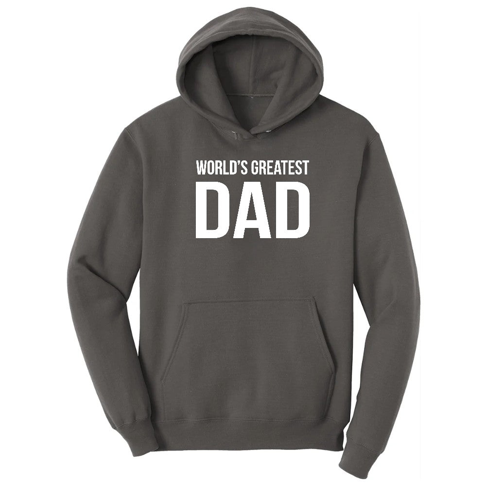 Worlds Greatest Dad Hoodie - Charcoal