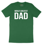 Worlds Greatest Dad Short Sleeve Tee - Athletic Kelly