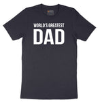 Worlds Greatest Dad Short Sleeve Tee - Deep Navy