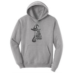 Yes I Can Drive a Stick Funny Halloween Shirt Ladies Hoodie - Athletic Heather
