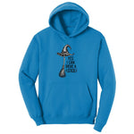 Yes I Can Drive a Stick Funny Halloween Shirt Ladies Hoodie - Sapphire