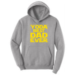 YODA Best Dad Ever Hoodie - Athletic Heather