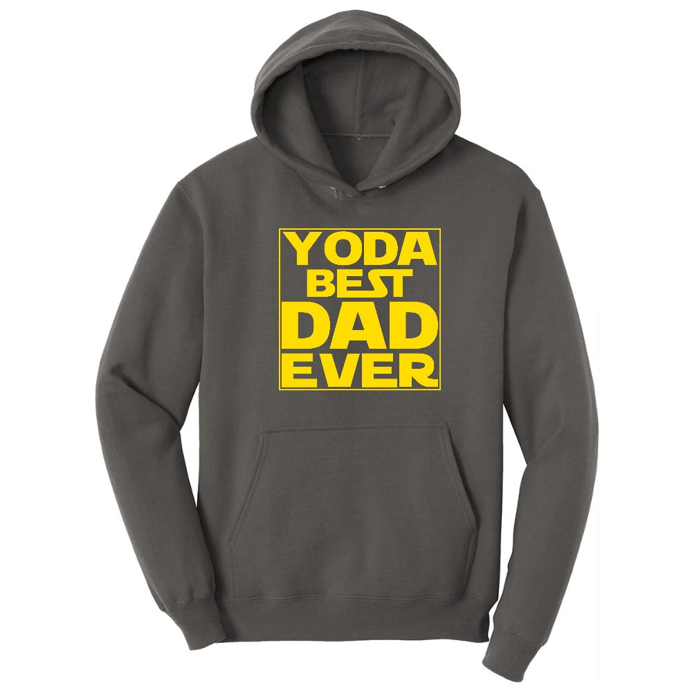 YODA Best Dad Ever Hoodie - Charcoal