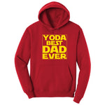 YODA Best Dad Ever Hoodie - Red