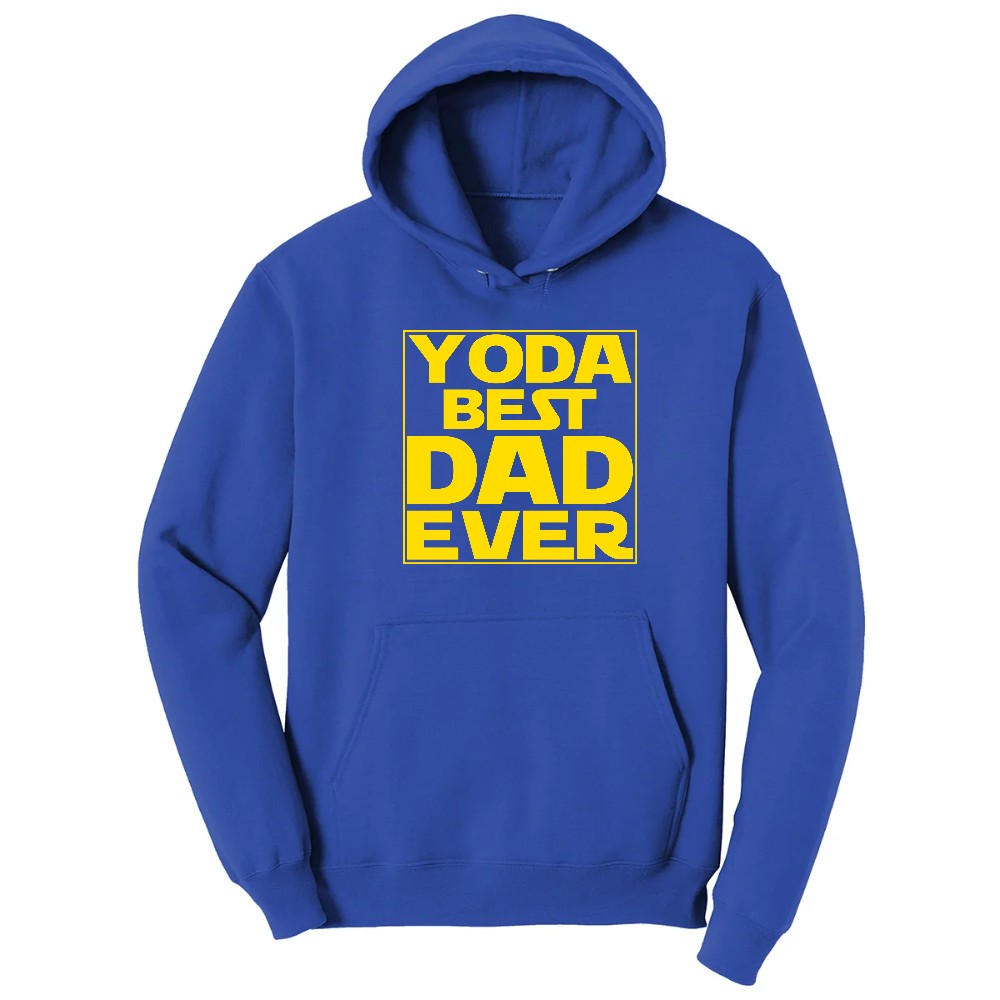 YODA Best Dad Ever Hoodie - True Royal