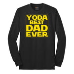 YODA Best Dad Ever Long Sleeve Tee - Jet Black
