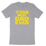 YODA Best Dad Ever Short Sleeve Tee - Athletic Heather Grey