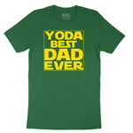 YODA Best Dad Ever Short Sleeve Tee - Athletic Kelly