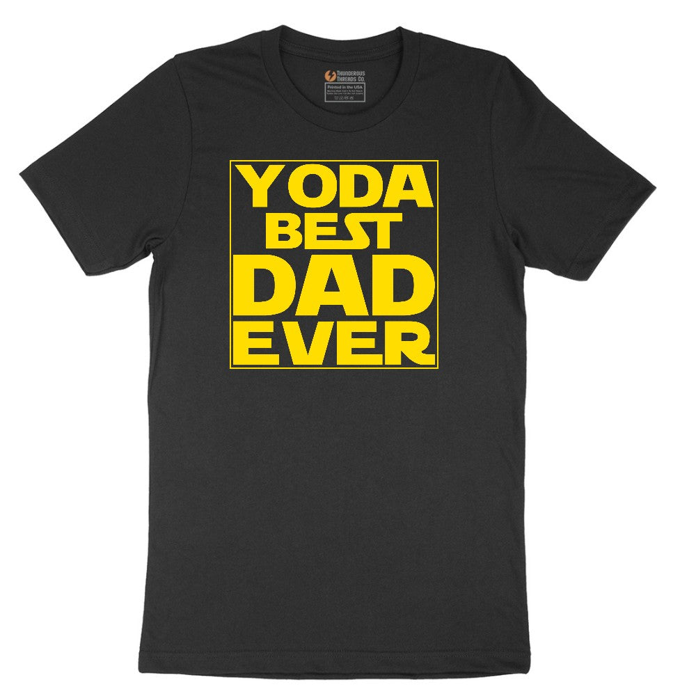 YODA Best Dad Ever Short Sleeve Tee - Jet Black