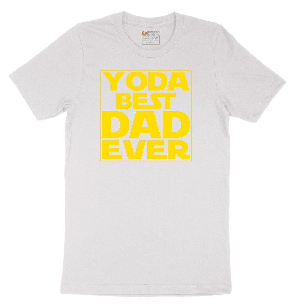 YODA Best Dad Ever Short Sleeve Tee - White