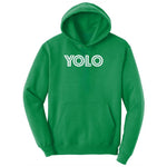 YOLO Ladies Hoodie - Kelly Green