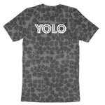 YOLO Ladies Short Sleeve Tee - Black Leopard