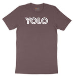 YOLO Ladies Short Sleeve Tee - Sangria Blackout