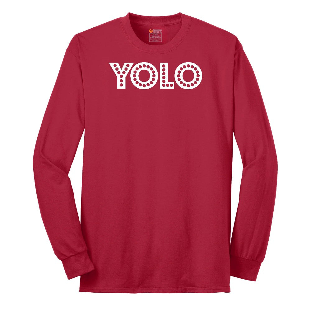 YOLO Long Sleeve Tee - Red