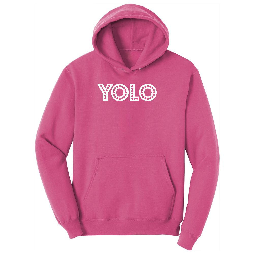 YOLO Youth Hoodie - Sangria