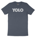 YOLO Youth Short Sleeve Tee - Heather Navy