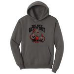 You Ain't Getting Shit Santa Design Hoodie - Charcoal