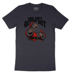You Ain't Getting Shit Santa Design Short Sleeve Tee - Deep Navy