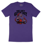 You Ain't Getting Shit Santa Design Short Sleeve Tee - Team Purple