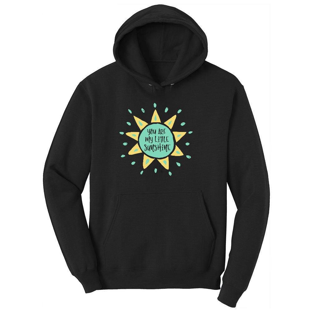 You are My Littlest Sunshine Toddler Hoodie - Jet Black
