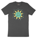 You are My Littlest Sunshine Toddler Short Sleeve Tee - Dark Heather Grey