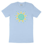 You are My Littlest Sunshine Toddler Short Sleeve Tee - Light Blue