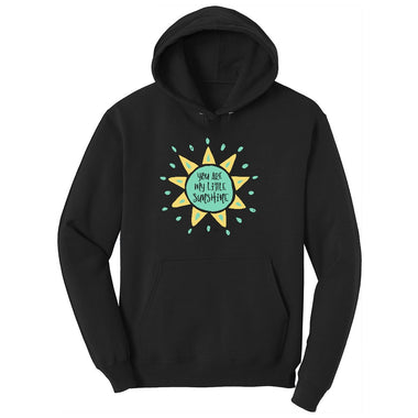 You are My Littlest Sunshine Youth Hoodie - Jet Black