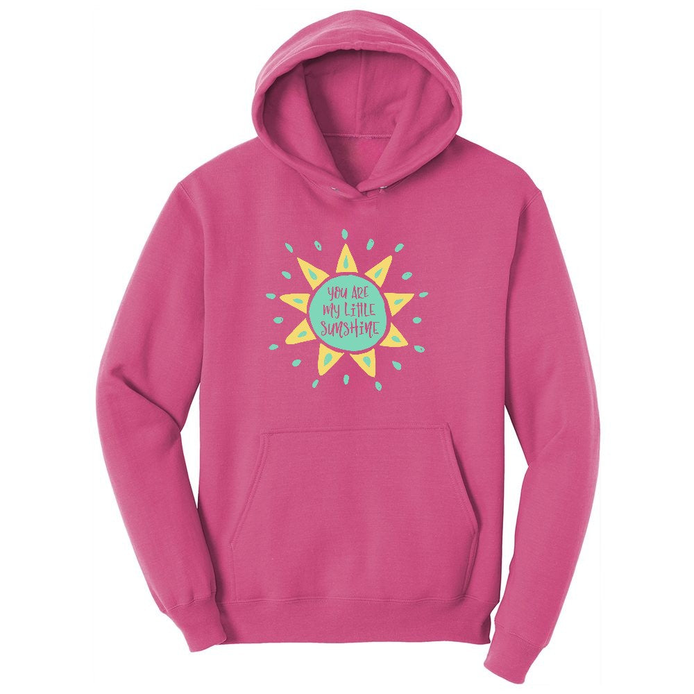 You are My Littlest Sunshine Youth Hoodie - Sangria