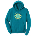 You are My Littlest Sunshine Youth Hoodie - Teal