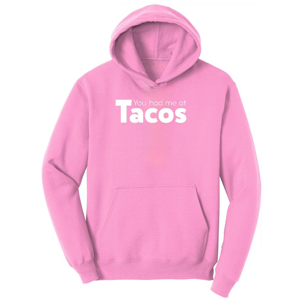 You Had Me at Tacos Version 1 Toddler Hoodie - Candy Pink