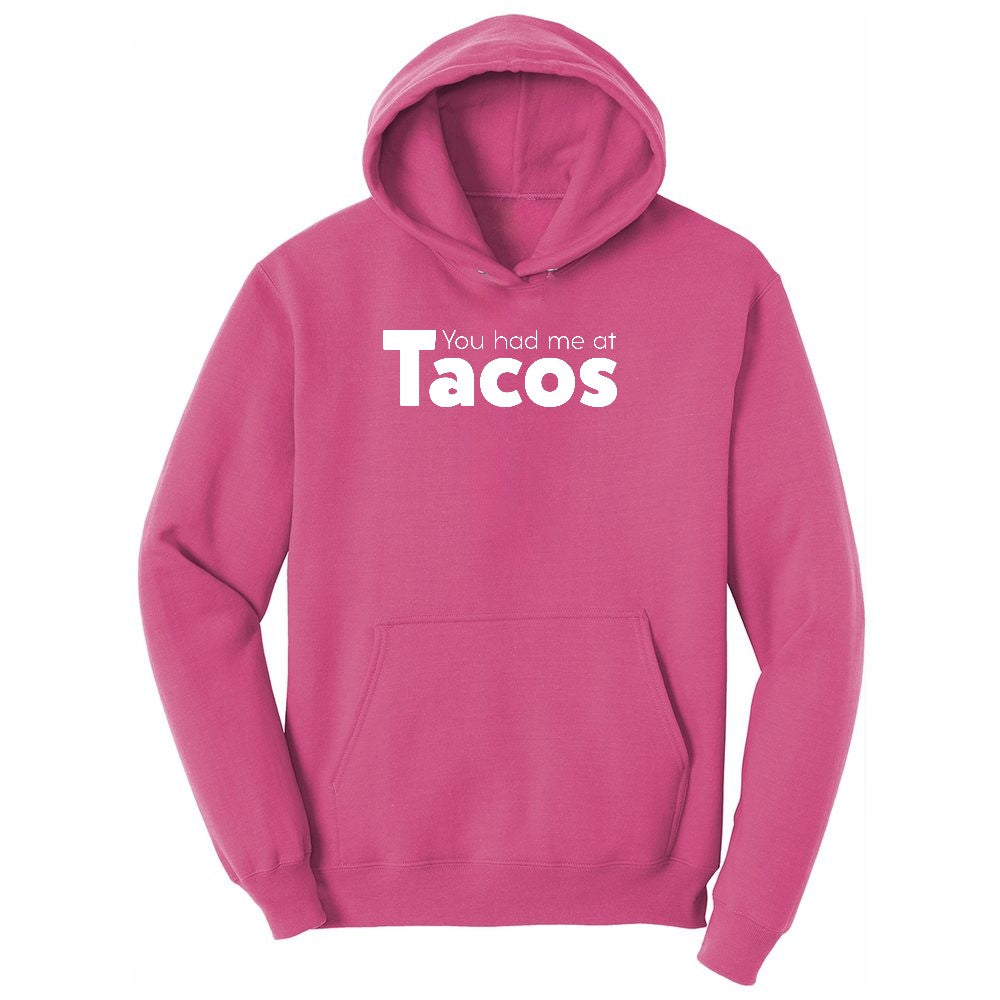 You Had Me at Tacos Version 1 Youth Hoodie - Sangria