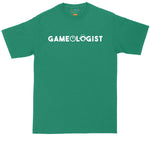 Gameologist | Big and Tall Men T Shirt | Funny T-Shirt | Gamer Shirt | Graphic T-Shirt