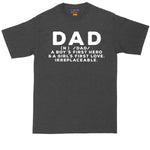 Dad Definition | Big and Tall Men | Fathers Day Present | Gift for Him