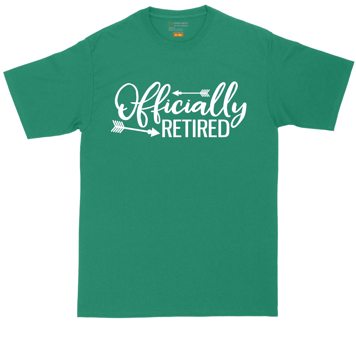 Officially Retired | Mens Big and Tall T-Shirt