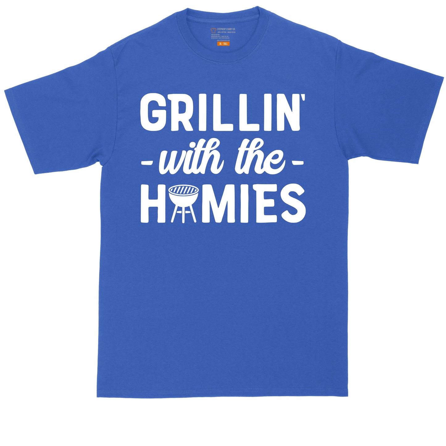 Grilling With the Homies | Mens Big and Tall T-Shirt