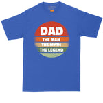 Dad the Man the Myth the Legend Version 2 | Big and Tall Men | Fathers Day Present | Gift for Him