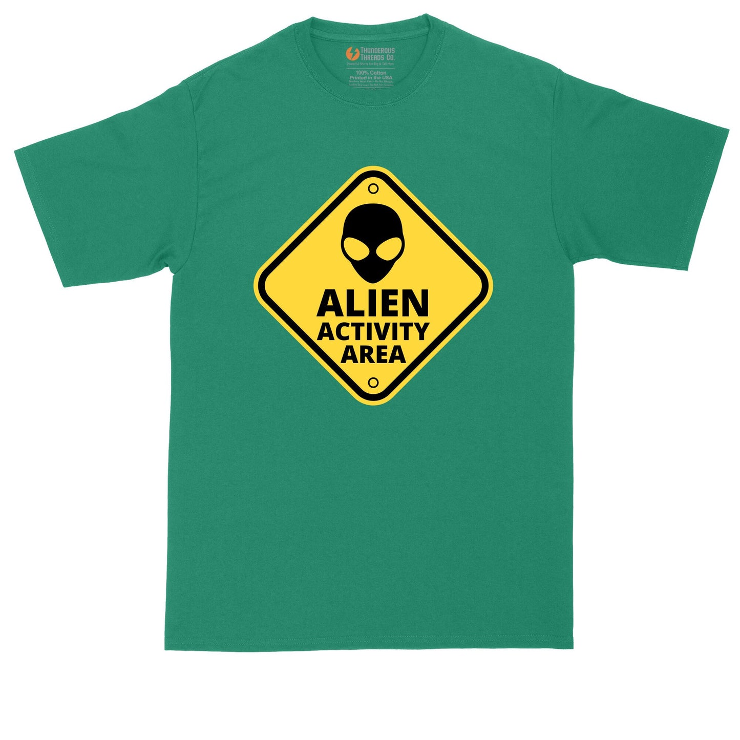Alien Activity Area | Mens Big and Tall T-Shirt