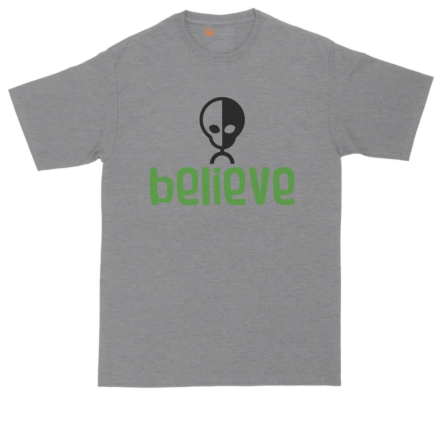 Believe | Alien Design | Mens Big and Tall T-Shirt