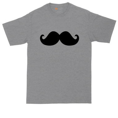 Mustache Design | Big and Tall Mens T-Shirt | Funny T-Shirt | Graphic T-Shirt
