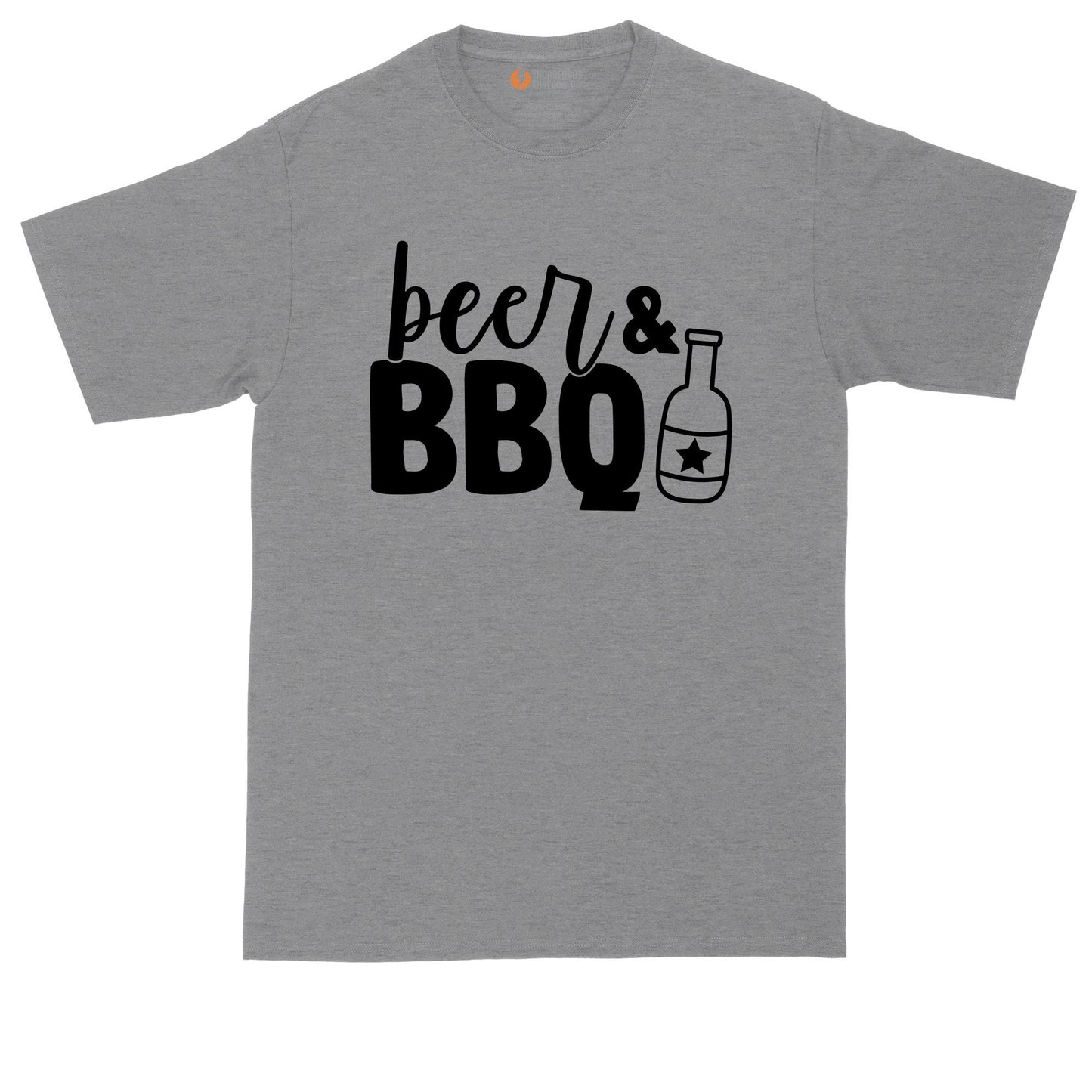 Beer and BBQ | Mens Big and Tall T-Shirt